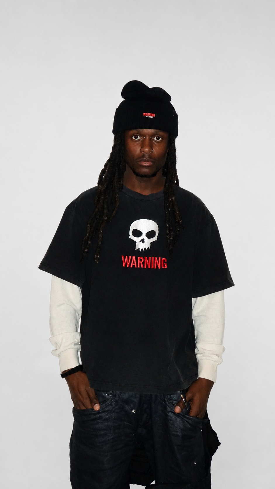 Layered Thermal Skull Tee